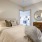 Modern bedroom with wood furniture
